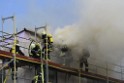 Dachstuhlbrand Koeln Poll Geislarerstr P234